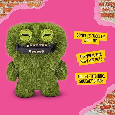 Fuggler Dog Toys – Underoo Mcgoo (Green)