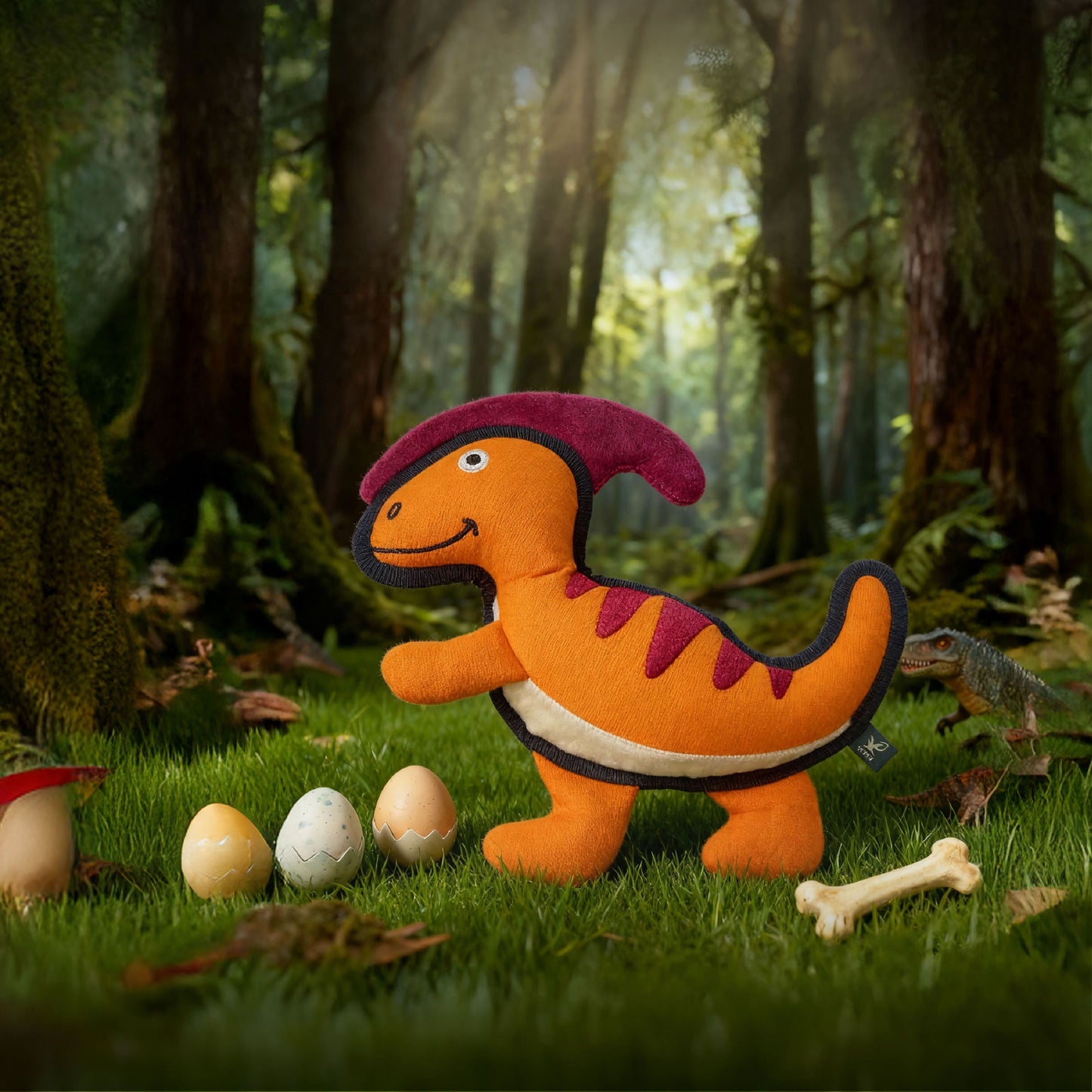 V-Pet Jurasic Echo Parasaurolophus-Orange