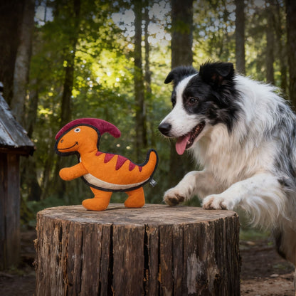 V-Pet Jurasic Echo Parasaurolophus-Orange