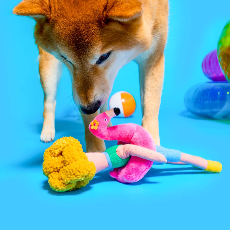 The FurryFolks – Flamingo Hooman Nosework Toy