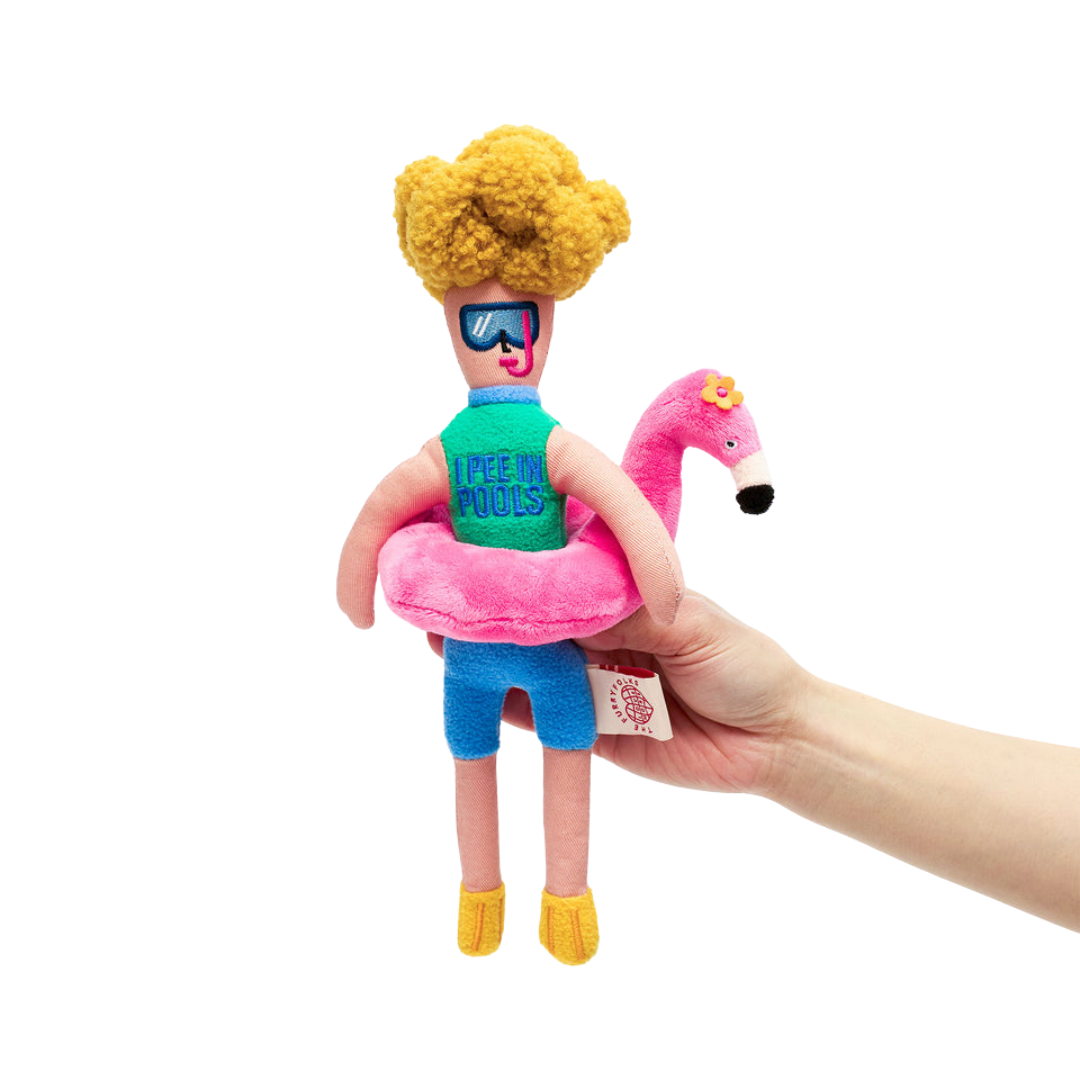 The FurryFolks – Flamingo Hooman Nosework Toy