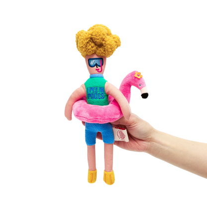 The FurryFolks – Flamingo Hooman Nosework Toy